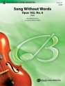 Various Song Without Wor(c/b) (s/o)  String Orchestra