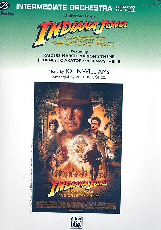 Indiana Jones - Kingdom of the Crystal Skull: for orchestra (string orchestra) score and parts (strings 8-8-5--5-5-5)