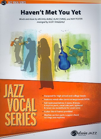 Haven't met You yet: for voice and jazz ensemble score and parts