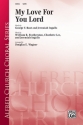 Various My Love For You Lord SATB  Mixed voices