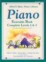 Ensemble Book Leveles 2 and 3 for 1 piano 8 hands or 4 keyboards score