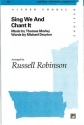 SING WE AND CHANT IT/3 PT-ROBINSON  Unison, upper, equal voices