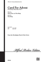 CAROL FOR ADVENT/2 PT-BESIG-PRICE  Unison, upper, equal voices
