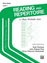 Reading and Repertoire Level 1  Piano teaching material