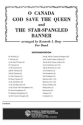 Bray, Kenneth I (arranger)O Canada/God Save Queen/Star Spangld(cb) Symphonic wind band