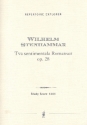 2 sentimental Romances op.28 for violin and orchestra study score