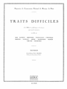 Traits difficiles pour hautbois