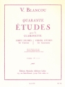 BLANCOU 40 ETUDES VOLUME 2 (21 A 40) CLARINETTE