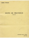 TOMASI NUITS DE PROVENCE PARTITION D'ORCHESTRE IN 16 (POCHE)