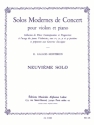 GALLOIS-MONTBRUN SOLO DE CONCERT N09 VIOLON ET PIANO