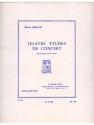 CONSTANT M. 4 ETUDES DE CONCERT PERCUSSIONS CUIVRES ET PIANO PARTITION ET PARTIES