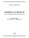 MESSIAEN CONFERENCE DE BRUXELLES