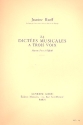 24 Dictes musicales  3 voix