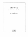 CONSTANT F. MINUTE TROMPETTE UT OU SIB ET PIANO