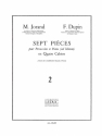 JORAND/DUPIN 7 PIECES VOL.2 (TARASTATA-DANSE) PERCUSSION ET PIANO