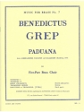 Paduana for 5-part brass choir score and parts
