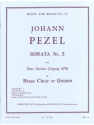 PEZEL/KING SONATA N03(HORA DECIMA) BRASS QUINTET/SCORE AND PARTS(PTION/PTIES)MFB047