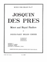 Motet and Royal Fanfare for four-part brass choir score and parts