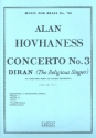 Concerto no.3 Diran for baritone horn and string orchestra score and parts