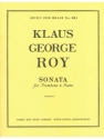 ROY TROMBONE SONATA TROMBONE AND PIANO MFB803