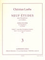 9 tudes vol.3 pour 2 saxophones soprano 2 partitions