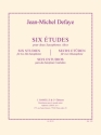 DEFAYE J.M. 6 ETUDES 2 SAXOPHONES ALTOS