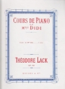 LACK COURS DE PIANO DE MLLE DIDI ETUDES VOLUME 2 PIANO