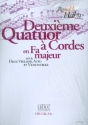 Quatuor  cordes en fa majeur pour 2 violons, alto et violoncelle partition et parties