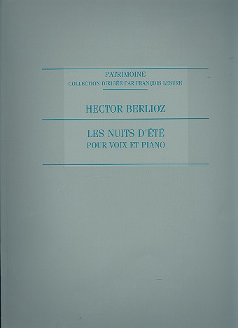 Les Nuits d't pour mezzo-soprano ou tenor et piano