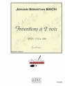 BACH J.S. INVENTIONS A 2 VOIX BWV772 A 786/PIANO/RECUEIL