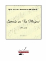 MOZART SONATE EN FA MAJEUR KV332 PIANO
