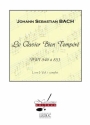 BACH J.S. CLAVIER BIEN TEMPERE BWV846 A 853/LIVRE 1/VOLUME 1/PIANO