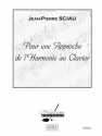 SCIAU POUR UNE APPROCHE DE L'HARMONIE AU CLAVIER