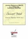 BACH J.S./WALTER D-F SUSCEPIT ISRAEL (MAGNIFICAT BWV243) 5 SAXOPHONES/PTION ET PARTIES