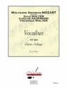 MOZART/WALTER D. VOCALISES D'APRES SOLFEGGI FLUTE