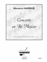 HARRUS CONCERTO EN RE MAJEUR OP75 GUITARE/2 FLUTES ET CORDES/PARTITION ET PARTIES