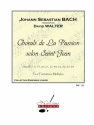 Chorals de La Passion selon Saint Jean pour formation multiples (flexible ensemble) partition et parties