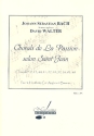 Chorals de La Passion selon Saint Jean pour 2 hautbois, cor anglais et bassoon partition et parties
