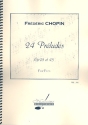24 Prludes op.28 et op.45 pour piano