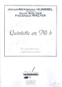 Quintette en mi b pour flte, hautbois, clarinette, cor et basson partition er parties,  copie d'archive
