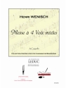 WENISCH MESSE 4 VOIX MIXTES (SATB) SANS ACCOMPAGNEMENT