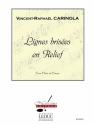 CARINOLA LIGNES BRISEES EN RELIEF FLUTE ET HARPE