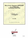 MOZART/WALTER D. ADAGIO 4 VIOLONCELLES/PARTITION ET PARTIES