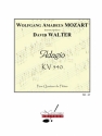 MOZART/WALTER D. ADAGIO 4 FLUTES/PARTITION ET PARTIES
