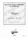Adagio en Si mineur KV540 pour hautbois et trio  cordes partition et parties