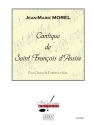 MOREL CANTIQUE DE SAINT FRANCOIS D'ASSISE/CHOEUR DE FEMMES A 5 VOIX SANS ACCPT