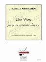 ABOULKER CHER PIERRE QUE JE NE REVERRAI PLUS ICI.../CHANT (VOIX MOYENNE) ET PIANO