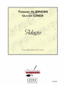 ALBINONI/GIRER ADAGIO 2 TROMPETTES/COR/TROMBONE/TUBA/PARTITION/PARTIES