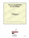 ALBINONI/GIRER ADAGIO 3 TROMBONES ET TROMBONE BASSE/PARTITION ET PARTIES