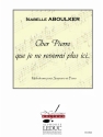 ABOULKER CHER PIERRE QUE JE NE REVERRAI PLUS ICI... CHANT (SOPRANO) ET PIANO
